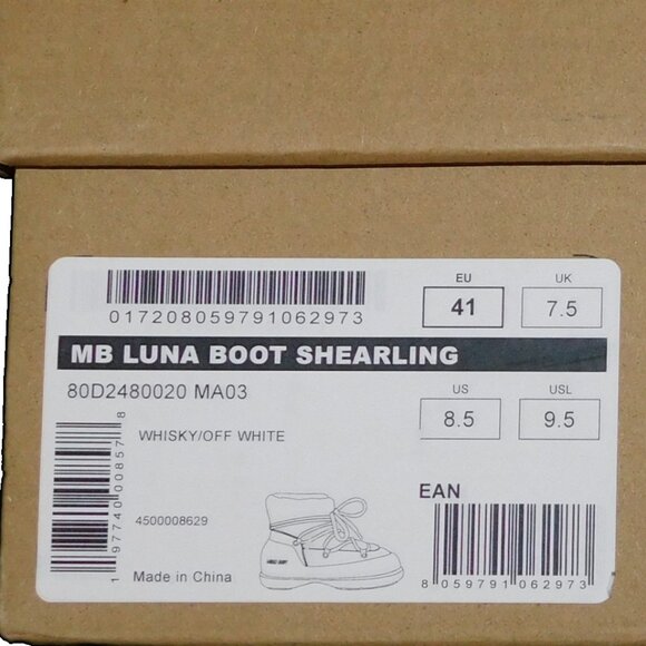 Moon Boot Luna Suede Shearling Boots - Picture 12 of 12